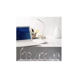 Luminária Mesa Flexivel Touch Sem Fio 3 Níveis Luz 14 Led - 3