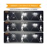 Luminária Solar 100 Leds Sensor de Movimento Lâmpada com 3 Funções Área Externa Jardim Ip65 - 4