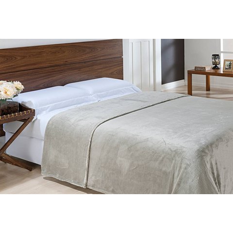 Cobertor Toque de Seda 240x260 Prata Niazitex 2000810PRAUNI
