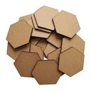 Ver imagem 3 de Kit 10 Unidades Hexágonos Colmeia 20cm Cabeceira Decoração Parede MDF