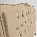 Ver imagem 3 de Cabeceira Greta 160cm Estofada Veludo p/ Cama Box Casal Queen Quarto