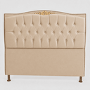 Ver imagem 2 de Cabeceira Greta 160cm Estofada Veludo p/ Cama Box Casal Queen Quarto