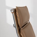 Ver imagem 4 de Cadeira de Escritório Alta Bilbao Giratória - Caramelo