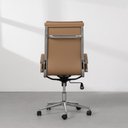 Ver imagem 5 de Cadeira de Escritório Alta Bilbao Giratória - Caramelo