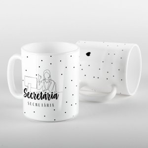 Caneca Profissoes Secretária