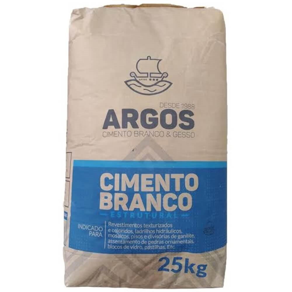 Cimento Branco Estrutural 25 Kilos - 001 - ARGOS - 1