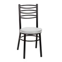 Ver imagem 3 de Kit 4 Cadeiras para Sala de Jantar Pintadas CP34 Debrum Preto/Branco