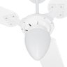 Ventilador New Delta Light 3 Pás Mogno Motor Branco 127V 38-3116 - 3