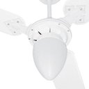 Ver imagem 2 de Ventilador New Delta Light 3 Pás Mogno Motor Branco 127V 38-3116