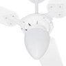 Ventilador New Delta Light 3 Pás Mogno Motor Branco 127V 38-3116 - 2