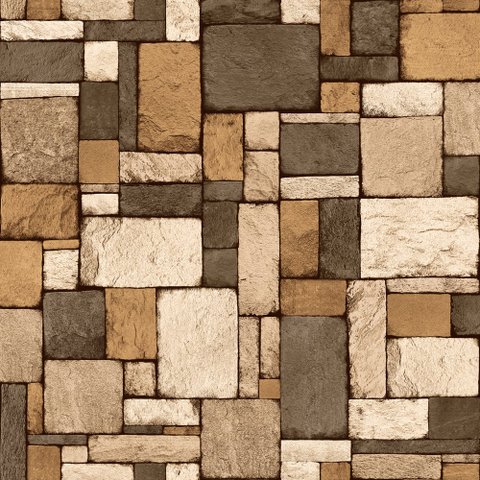 Papel de Parede Bobinex Contemporâneo - Pedra Bege