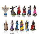 Ver imagem 2 de Altar Congá com 12 Orixás de 10 Cm Umbanda Branco Dourado