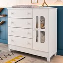 Ver imagem 1 de Cômoda Gabrielle Branco Brilho