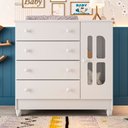 Ver imagem 4 de Cômoda Gabrielle Branco Brilho