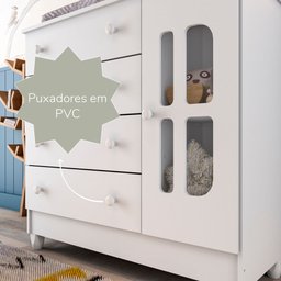 Cômoda Gabrielle Branco Brilho - 5