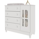 Ver imagem 3 de Cômoda Gabrielle Branco Brilho