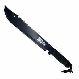 Facão Militar Tático para Mato Camping lamina preta - 2