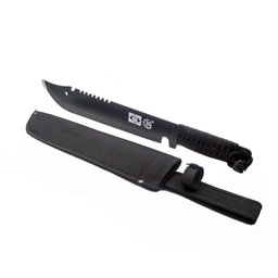 Facão Militar Tático para Mato Camping lamina preta - 5