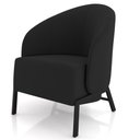 Ver mais imagens de Poltrona Decorativa para Sala Living Pés Industrial Sierra K01 Veludo Preto - Lyam Decor