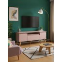 Ver imagem 1 de Rack para Tv 150cm Retro Mdf Dallas - On Móveis Cor:rosa