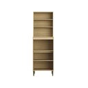 Ver imagem 4 de Armário Paneleiro Torre Quente 2 Fornos 4 Portas 220x70 cm Cozinha Amadeirado 100% MDF Casamia