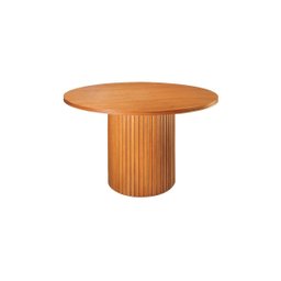 Mesa de Jantar Redonda Ripada - Angélica-1,5m- Decora Móveis - 1