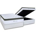 Ver imagem 1 de Cama Box Baú Casal: Colchão Molas Masterpocket Ensacadas Paropas Diamante Extra White + Base Crc