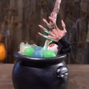 Ver imagem 3 de Caldeirao Decorativo Bruxa Morgana Som e Movimento Halloween