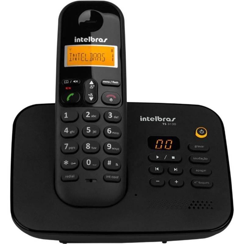 Telefone Sem Fio Digital Com Secretária Eletrônica Intelbras - 5