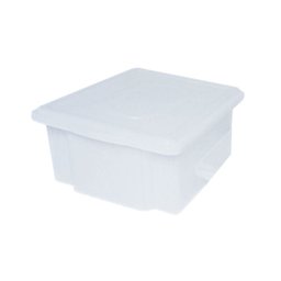 Caixa plástica empilhável com Tampa 25L - S800 - 1