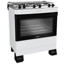 Ver imagem 2 de Fogão Mueller 5 Bocas Branco com Tripla Chama Mfi5bf