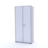 ARMÁRIO DE AÇO 2 PORTAS 162X75X40 PANDIN AP408SL - CINZA/BRANCO - 1