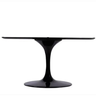 Base de Mesa de Jantar Saarinen Oval Para Tampo de 160x90 até 244x122 cm Preto Personal Decor Design - 2