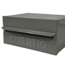 Ver imagem 6 de Caixa de Correios Brasileirinha Cinza Tamanho 15x20x10 Aço Cinza