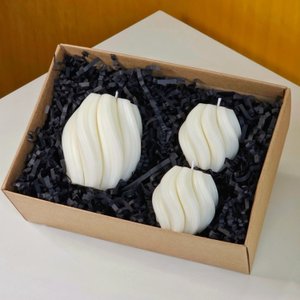 Kit Velas Decorativas Wave Candles para Presente