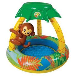 JILONG-Piscina Infantil Inflável Com Cobertura Para Criança E Bebe Macaquinho-JL017044NPF - 1