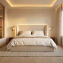 Ver imagem 1 de Cabeceira Cama Box King Size Estofada Ravena 195cm com Sapatas Plásticas Linha Premium Design Soft C