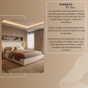 Ver mais imagens de Cabeceira Cama Box King Size Estofada Ravena 195cm com Sapatas Plásticas Linha Premium Design Soft C
