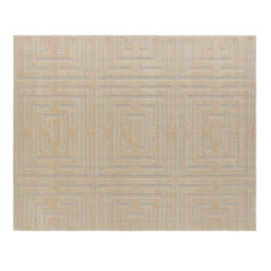 Tapete Felpudo em Relevo Realce Eden Areia 2,50x3,00