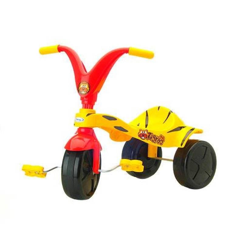 Triciclo Tigrão Vermelho e Amarelo - Xalingo - 1