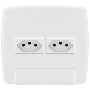 Conjunto 2 Tomadas 20a 4x4- Ilumi Lev - 87041