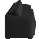 Ver imagem 2 de Sofá Cama para Sala de Estar 3 Lugares 246cm Montserrat K01 Veludo Preto - Lyam Decor