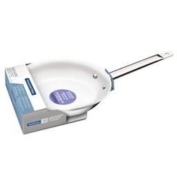 Frigideira Tramontina Funda em ACO INOX Fundo Triplo Revestimento Interno em Ceramica Branca com Cab - 1