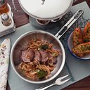 Ver imagem 2 de Frigideira Aco Inox com Fundo Triplo 24cm