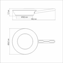 Frigideira Aco Inox com Fundo Triplo 24cm - 4