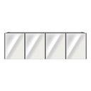 Ver imagem 5 de Aparador Buffet Suspenso com Espelhos 4 Portas Multimóveis Mp8005 Grafite Grafite