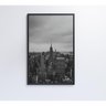 Quadro Empire State Preto E Branco 60x90 Cm Adesivo - 5
