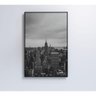 Quadro Empire State Preto E Branco 60x90 Cm Adesivo - 1
