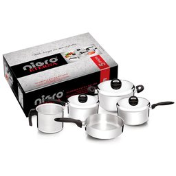 Conjunto Eterna 5 Peças Polido Nigro - 25520 - 1