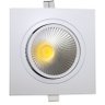 Spot LED Dicróica Cob 7W Direcionável Branco Quente Quadrado - 1